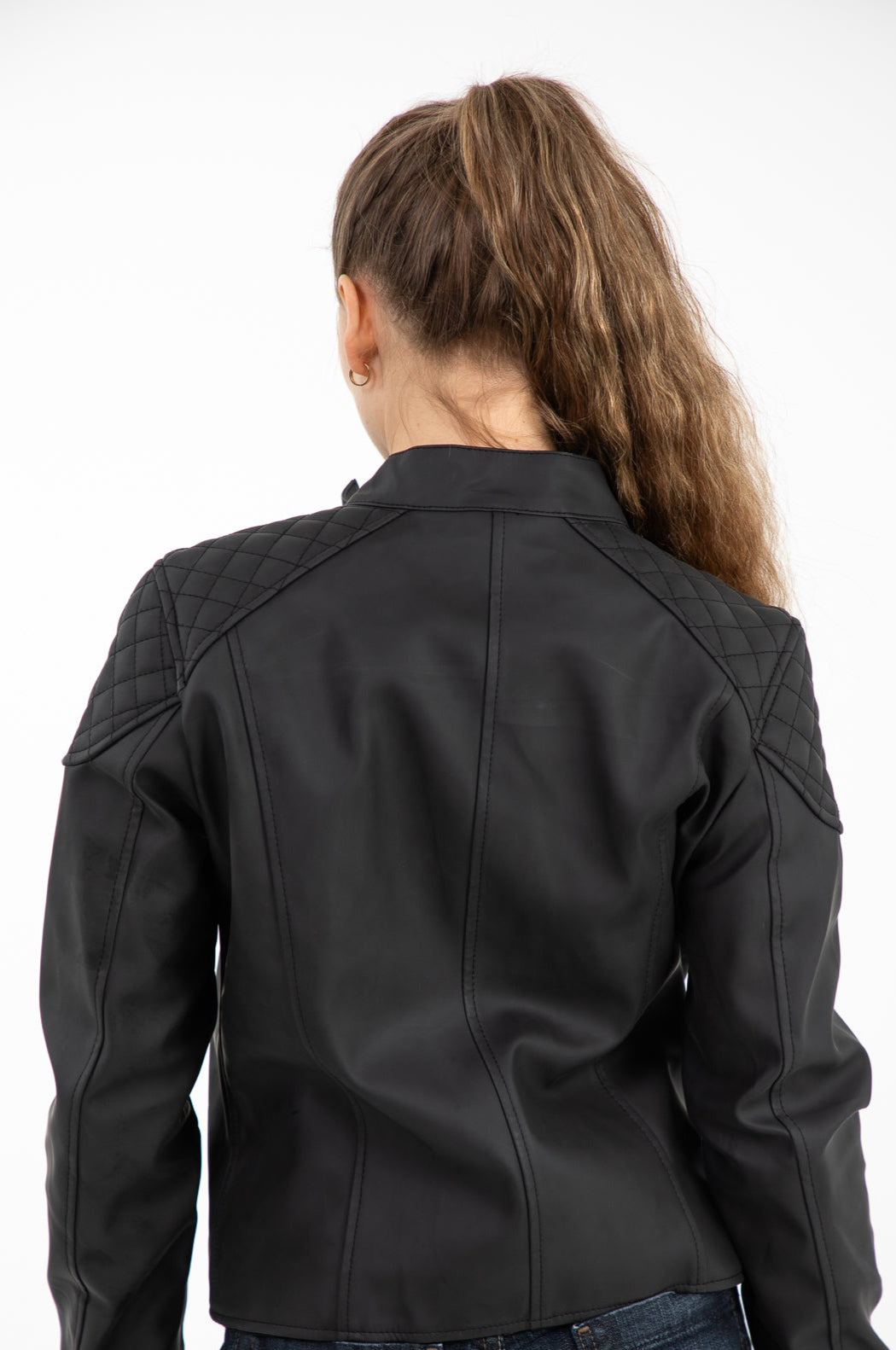 Moto Faux Leather Jacket